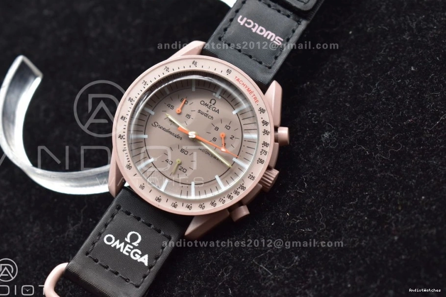 Moonwatch Bioceramic on Quartz Omega to x Mission Nylon 1176 FashionForward Strap Jupiter Swatch 0725